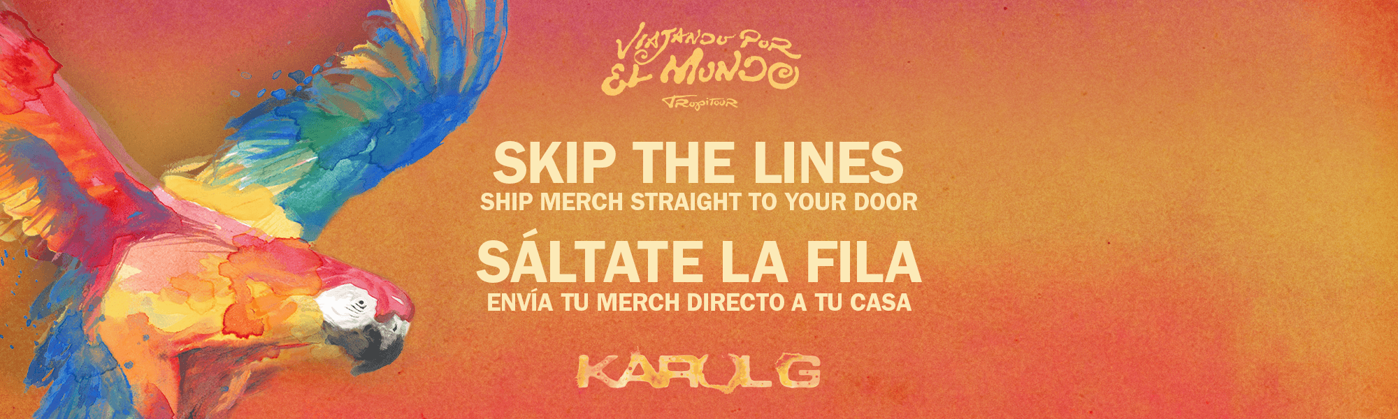 Karol G The Tropicoqueta Tour - North America - Skip the lines, ship your merch straight to your door