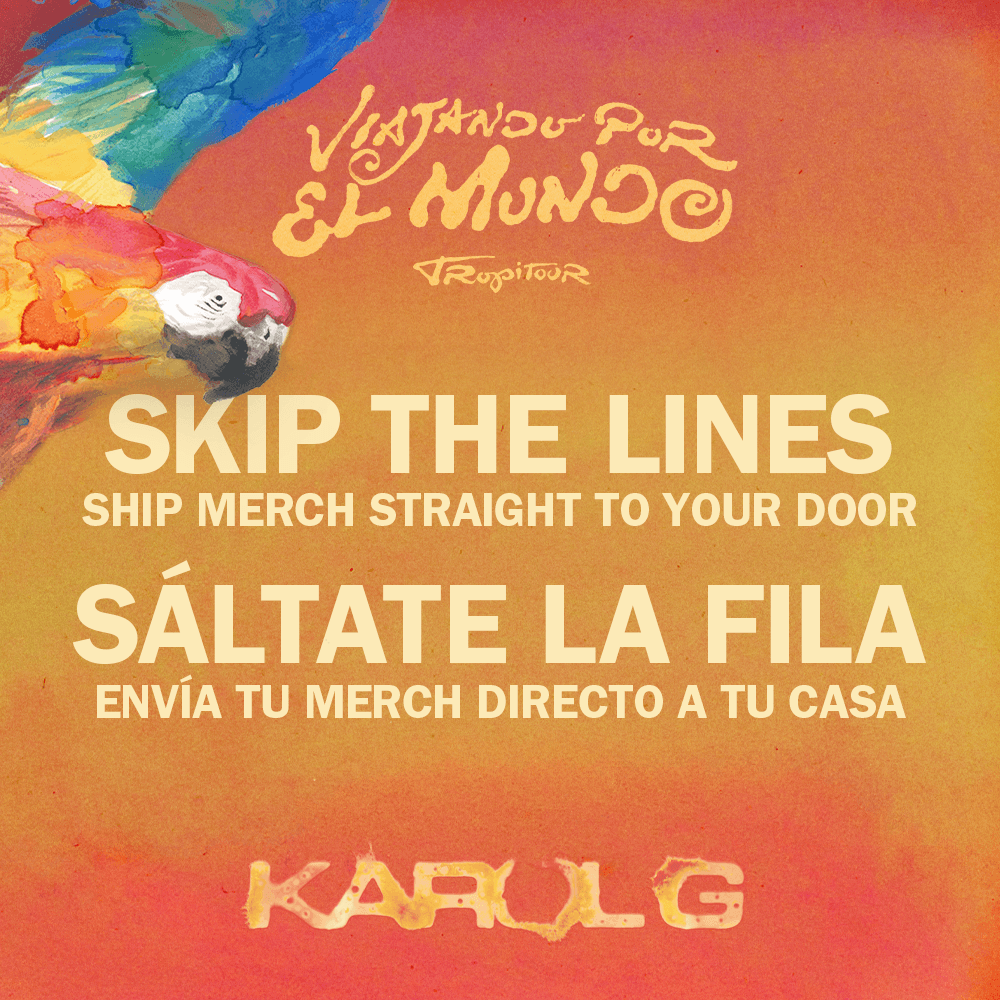 Karol G The Tropicoqueta Tour - North America - Skip the lines, ship your merch straight to your door