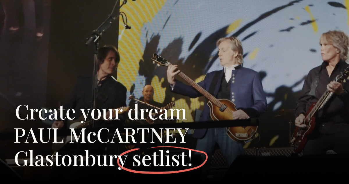 Paul McCartney Set List Generator