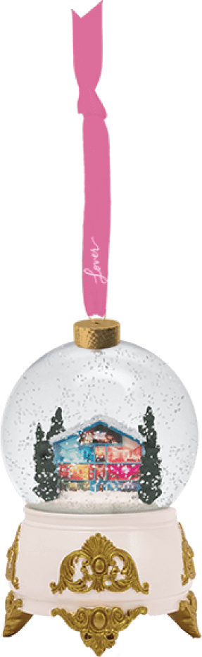 Lover snowglobe ornament