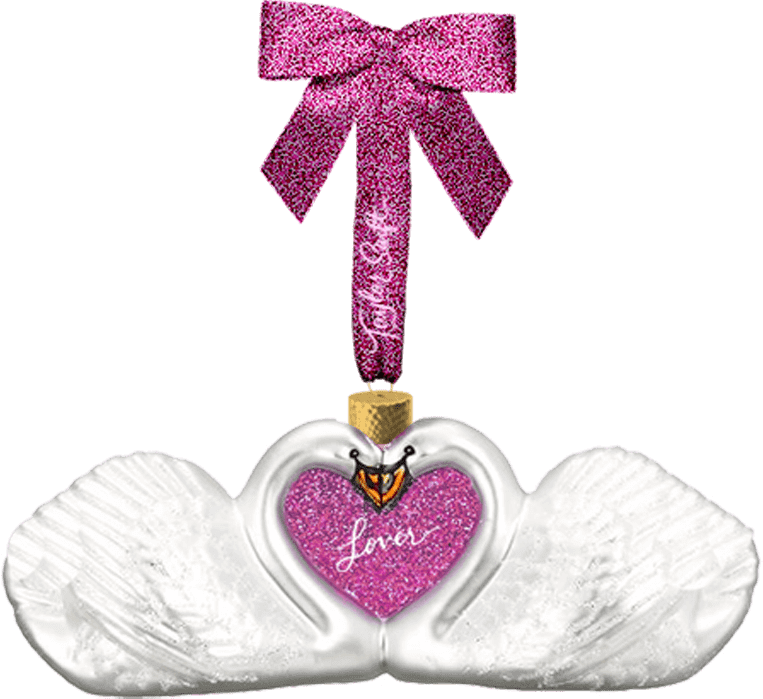 Lover swan ornament